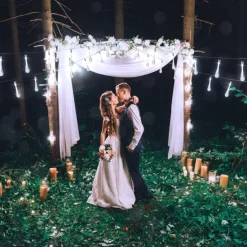 Solar Outdoor String Lights, Total 10M-100Leds Teardrop Water Drop Lights, Solar Christmas Lights Outdoor Waterproof for Garden Patio Yard Tree Party Christmas Decor