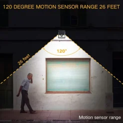 Solar Outdoor Wall Light 40LED IP65 Waterproof Sports Outdoor Wall Light Courtyard Garage Lighting Outdoor Garden 1PC