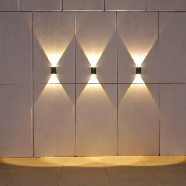 Solar Outdoor Wall Light Waterproof High Brightness Garden Decor Lights Backyard Courtyard Home Decor Solar LED Wall Lamps