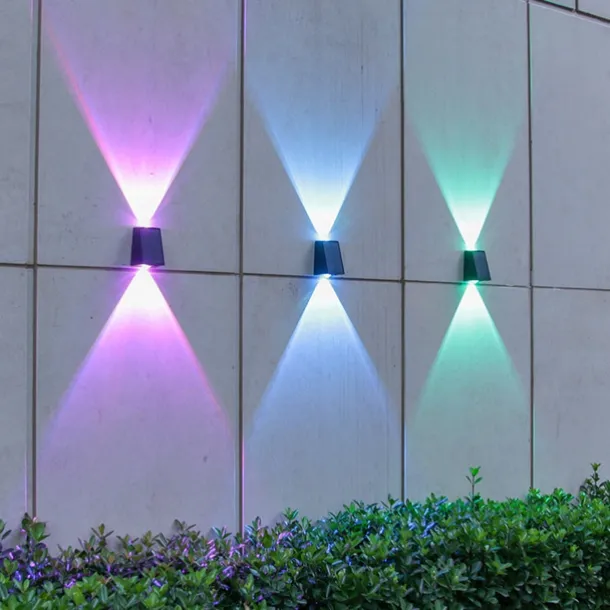 Solar Outdoor Wall Light Waterproof High Brightness Garden Decor Lights Backyard Courtyard Home Decor Solar LED Wall Lamps