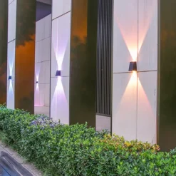 Solar Outdoor Wall Light Waterproof High Brightness Garden Decor Lights Backyard Courtyard Home Decor Solar LED Wall Lamps