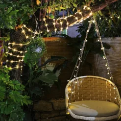 Solar Power String Light 20M 30M 50M with Remote Control Thanksgiving Christmas Outdoor Party Garden Decoration Fairy Lights Plug-in Dual Purpose Gypsophila Copper Wire Lights Set 24V