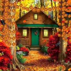 Solar Powered Artificial Maple Leaf Garland String Lights 6.5m 30LEDs Thanksgiving Halloween Autumn Leaves Decoration Outdoor Indoor Garden Patio Fireplace for Holiday Atmosphere Lighting