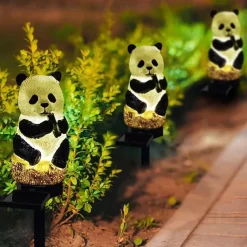 Solar Powered Garden Lights Owl Parrot Lawn Light Solar Lights Waterproof Solar Led Light Outdoor Decoration Solar Lamp Led Lights