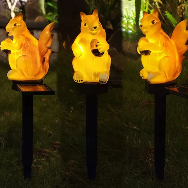 Solar Powered Garden Lights Owl Parrot Lawn Light Solar Lights Waterproof Solar Led Light Outdoor Decoration Solar Lamp Led Lights