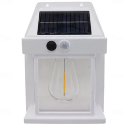 Solar Wall Lanterns Outdoor With 3 Modes Wireless Dusk To Dawn Motion Sensor LED Sconce Lights IP65 Waterproof Exterior Front Porch Security Lamps Wall Mount Patio Fence Decorative