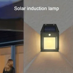 Solar Wall Lanterns Outdoor With 3 Modes Wireless Dusk To Dawn Motion Sensor LED Sconce Lights IP65 Waterproof Exterior Front Porch Security Lamps Wall Mount Patio Fence Decorative