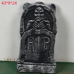 Solid Foam Gravestone Halloween Prop Bar Haunted House Secret Room Decoration 4pcs