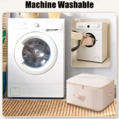 Space Saving Self Compression Organizer, Oxford Fabric Compression Bags for Clothes, Blankets, Comforters, Extra Large Travel & Storage Organizer for Quilts and Winter Jackets