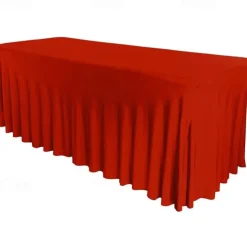 Spandex Table Cover White Outdoor Tablecloth 6Ft 4Ft 8Ft Stretch Black Spring Table Cloth Rectangular for Patio,Picnic,Wedding,Dining,Easter,Kitchen