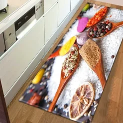 Spices Area Rug Kitchen Mat Non-Slip Oil Proof Floor Mat Livingroom Rug Indoor Outdoor Mat Bedroom Decor Bathroom Mat Entrance Rug Door Mat