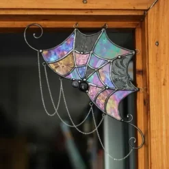 Spiderweb Door Topper - Halloween Decoration, Perfect for Spooky Decor, Easy to Install, Durable Material