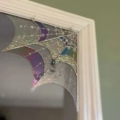 Spiderweb Door Topper - Halloween Decoration, Perfect for Spooky Decor, Easy to Install, Durable Material