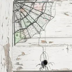 Spiderweb Door Topper - Halloween Decoration, Perfect for Spooky Decor, Easy to Install, Durable Material