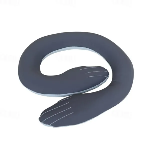 Spiral Travel Neck Pillow Lightweight for Comfort on Airplane Office Home Travel can be Shaped Ergonomic Design Ideal for Adults and Kids