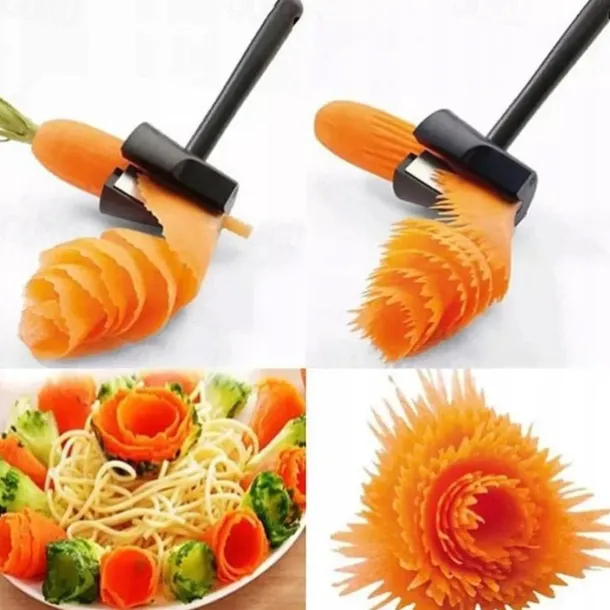 Spiral Vegetable Slicer - Multifunctional Kitchen Tool for Fruits and Vegetables - Perfect Gift for Moms and Women on Mother's Day