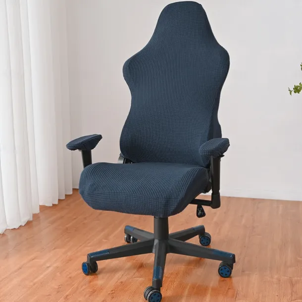 Split Office Chair Cover Gaming Chair Covers Burgundy Stretch Washable Computer Chair Slipcovers for Armchair, Swivel Chair, Gaming Chair,Computer boss Chair