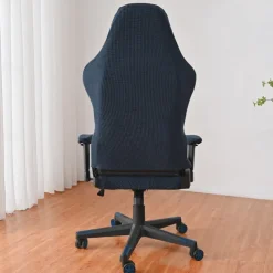 Split Office Chair Cover Gaming Chair Covers Burgundy Stretch Washable Computer Chair Slipcovers for Armchair, Swivel Chair, Gaming Chair,Computer boss Chair