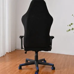 Split Office Chair Cover Gaming Chair Covers Burgundy Stretch Washable Computer Chair Slipcovers for Armchair, Swivel Chair, Gaming Chair,Computer boss Chair