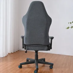 Split Office Chair Cover Gaming Chair Covers Burgundy Stretch Washable Computer Chair Slipcovers for Armchair, Swivel Chair, Gaming Chair,Computer boss Chair
