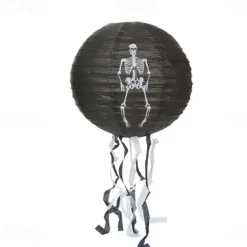 Spooky Halloween Pumpkin Lantern with Whisker Paper Perfect for Ghost Festival Atmosphere Arrangement and Home Decor