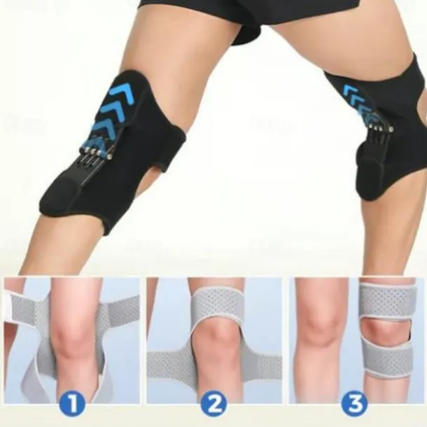 Sports Strong Support Knee Pads, Knee Booster for Walking, Elderly Joint Support Brace, Knee Support for Sports, Hiking, Climbing, Pain Relief