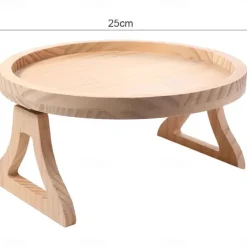 Stable Sofa Armrest Table 1 Tray Armrest Table Clip, Automatically Fixes The Tabletop, Perfect for Small Spaces, Great Gift for Family And Friends