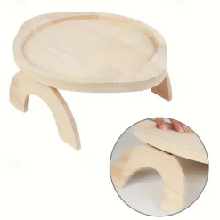 Stable Sofa Armrest Table 1 Tray Armrest Table Clip, Automatically Fixes The Tabletop, Perfect for Small Spaces, Great Gift for Family And Friends