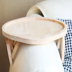 Stable Sofa Armrest Table 1 Tray Armrest Table Clip, Automatically Fixes The Tabletop, Perfect for Small Spaces, Great Gift for Family And Friends