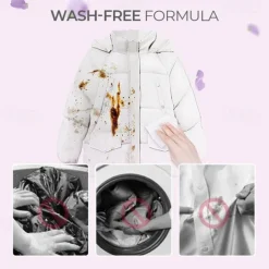 Stain Removal Wet Wipes Portable Emergency Quick and Convenient Emergency Stain Remover Wet Wipes for Clothes, Non-Wash, Gentle on Fabrics