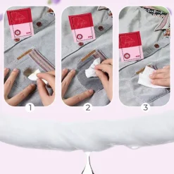 Stain Removal Wet Wipes Portable Emergency Quick and Convenient Emergency Stain Remover Wet Wipes for Clothes, Non-Wash, Gentle on Fabrics