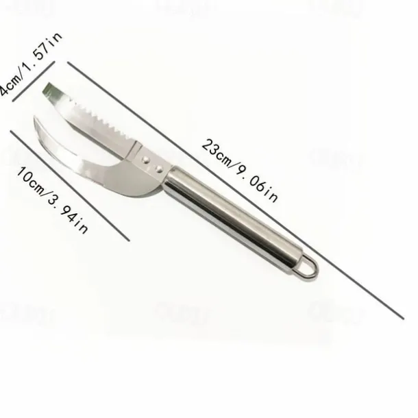 Stainless Steel 3 In 1 Fish Scale Knife, Cut/Scrape/Dig Maw Knife Scale Scraper, Sawtooth Peelers, Scraping Boning Filleting