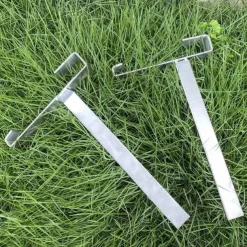 Stainless Steel Beehive Supports 2pcs Durable Stainless Steel Beehive Frame Supports - No Electricity or Batteries Required for Beekeeping