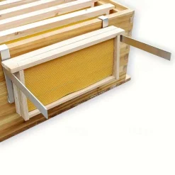 Stainless Steel Beehive Supports 2pcs Durable Stainless Steel Beehive Frame Supports - No Electricity or Batteries Required for Beekeeping