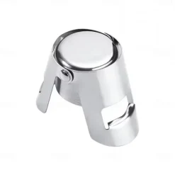 Stainless Steel Champagne Bottle Stopper Vacuum Sealed Sparkling Champagne Wine Bottle Saver Stopper Cap Bottle Opener Bar Tool Portable Stainless Latches Champagne Sparkling Wine Bottle Stopper