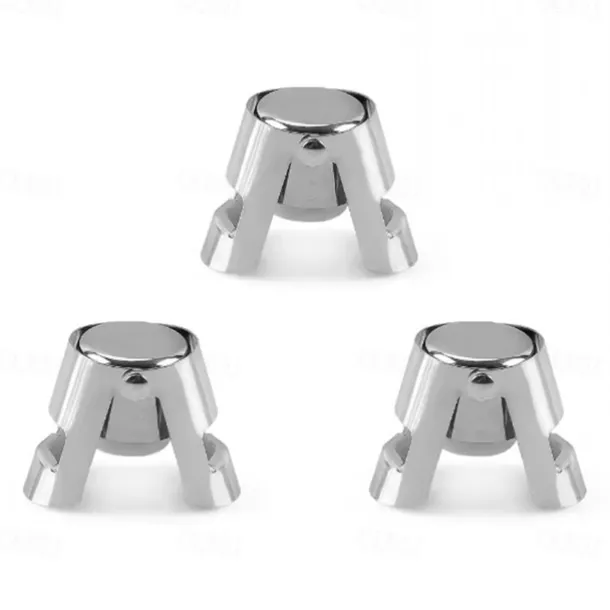 Stainless Steel Champagne Bottle Stopper Vacuum Sealed Sparkling Champagne Wine Bottle Saver Stopper Cap Bottle Opener Bar Tool Portable Stainless Latches Champagne Sparkling Wine Bottle Stopper