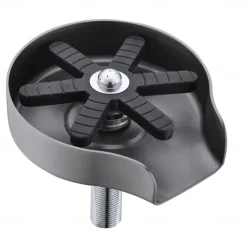 Stainless Steel Glass Rinser for Kitchen Sink, Glass Bottle Cup Washer for Sink Cup Rinser Clean Sink Attachment Accessories for Baby Bottle, Bar Wine Glass, and More Cups