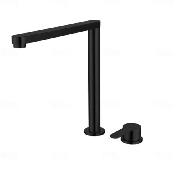 Stainless Steel Kitchen Faucet Sink Mixer Folding Vessel Tap, Single Handle 360 Degree Swivel with G1/2 Cold and Hot Hose