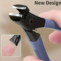 Stainless Steel Nail Scissors With Large Mouth For Easy Trimming Of Hard & Thick Toenails, Cutlery Tools