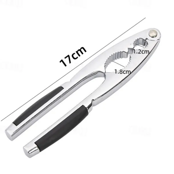 Stainless Steel Nutcracker Set with Crab Needle - Durable, Rust-Resistant Walnut & Nut Opener for All Nuts - Versatile Kitchen Gadget for Home and Commercial Use
