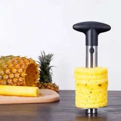 Stainless Steel Pineapple Corer Peeler Cutter Easy Fruit Parer Cutting Tool Home Kitchen Western Restaurant Accessories
