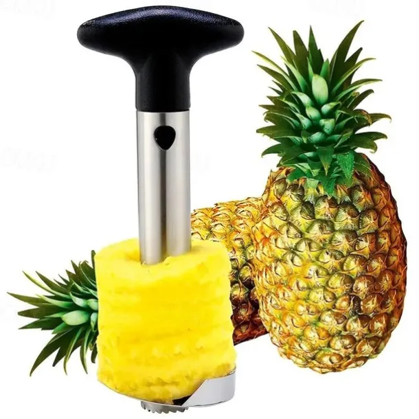 Stainless Steel Pineapple Corer Peeler Cutter Easy Fruit Parer Cutting Tool Home Kitchen Western Restaurant Accessories