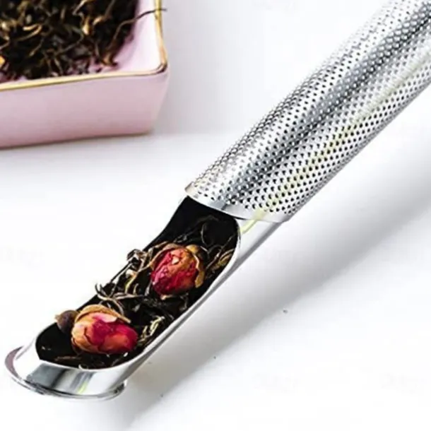 Stainless Steel Tea Infuser - Durable, Easy-Clean Strainer for Loose Leaf Tea - Hangable Design