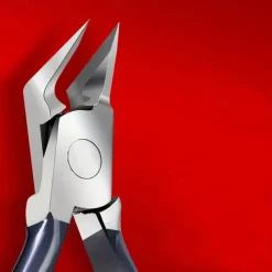 Stainless Steel Toenail Clippers with Sharp Pointed Tip for Ingrown and Thick Nails - Wide Jaw Podiatry Care Tool