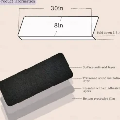 Stair Tread Carpet,Stair Runner Carpet,Self-Adhesive/Velcro Patch Staircase Mats Rug, Stair Pads Step Protectors, Removable Washable Step Floor Rugs For Home Staircase Decoration