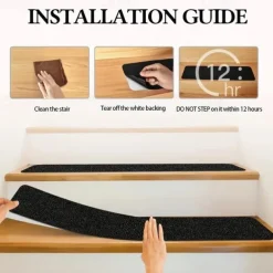 Stair Tread Carpet,Stair Runner Carpet,Self-Adhesive/Velcro Patch Staircase Mats Rug, Stair Pads Step Protectors, Removable Washable Step Floor Rugs For Home Staircase Decoration