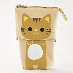 Standing Pencil Case Back to School Cute Telescopic Pen Holder Standing Pencil Pouch Organizer Pop up Pencil Bag Cosmetics Bag Portable Kawaii Stationary