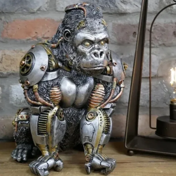 Steampunks Style Animal Sculpture Mechanical Animal Ornament Decoration Heavy Industry Decoration Resin Mechanical Decoration Pendant New Year Decoration