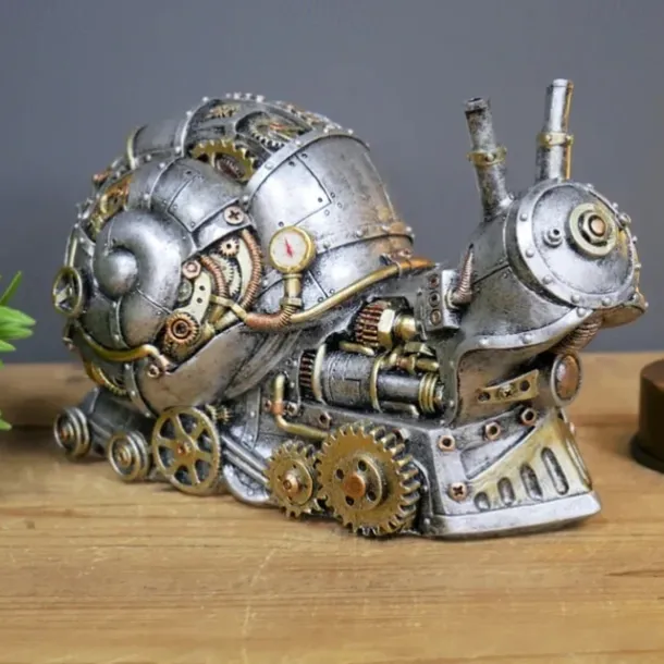 Steampunks Style Animal Sculpture Mechanical Animal Ornament Decoration Heavy Industry Decoration Resin Mechanical Decoration Pendant New Year Decoration