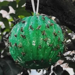 Sticky Traps Balls, Houseplant Sticky Bug Traps Capturing Fruit Flies, Mosquitoes Other Flying Insects, Cute Ball Design, Sticky Fruit Fly Traps For Indoor/Outdoor/Fields And Gardens